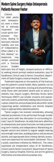 Best Ortho Doctor in Chennai