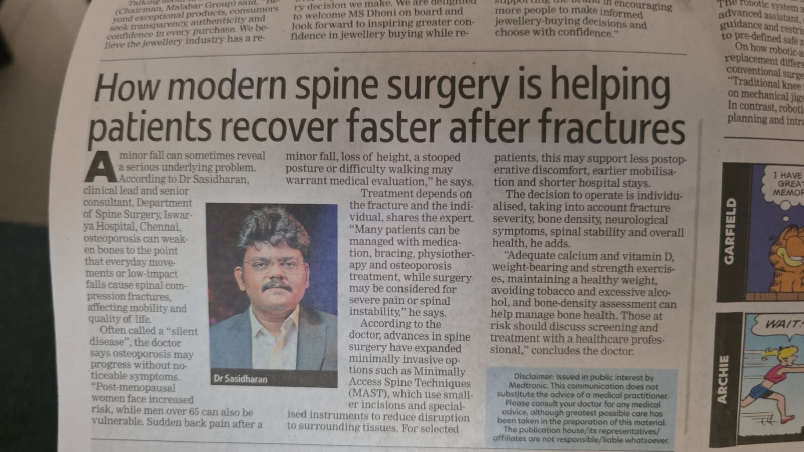 Best Ortho Doctor in Chennai
